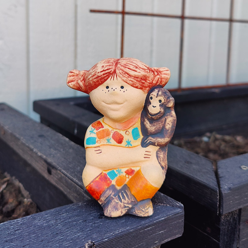 Pippi Långstrump av Lisa Larson - DEDFEKT - 2
