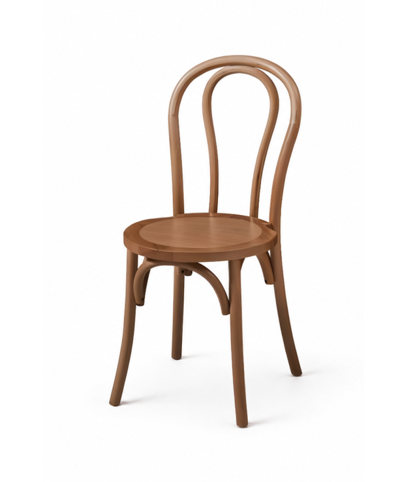 Trästol tillverkad av massivt trä, en klassisk restaurangstol Monet Wood - 2