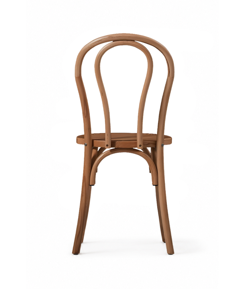 Trästol tillverkad av massivt trä, en klassisk restaurangstol Monet Wood - 5