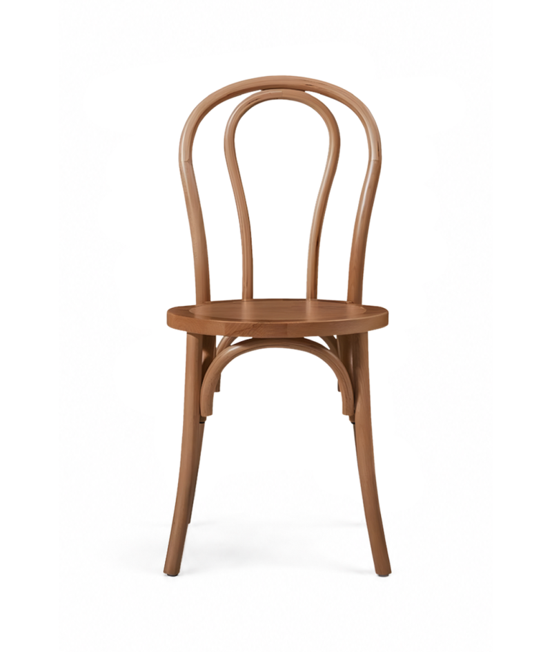 Trästol tillverkad av massivt trä, en klassisk restaurangstol Monet Wood - 4