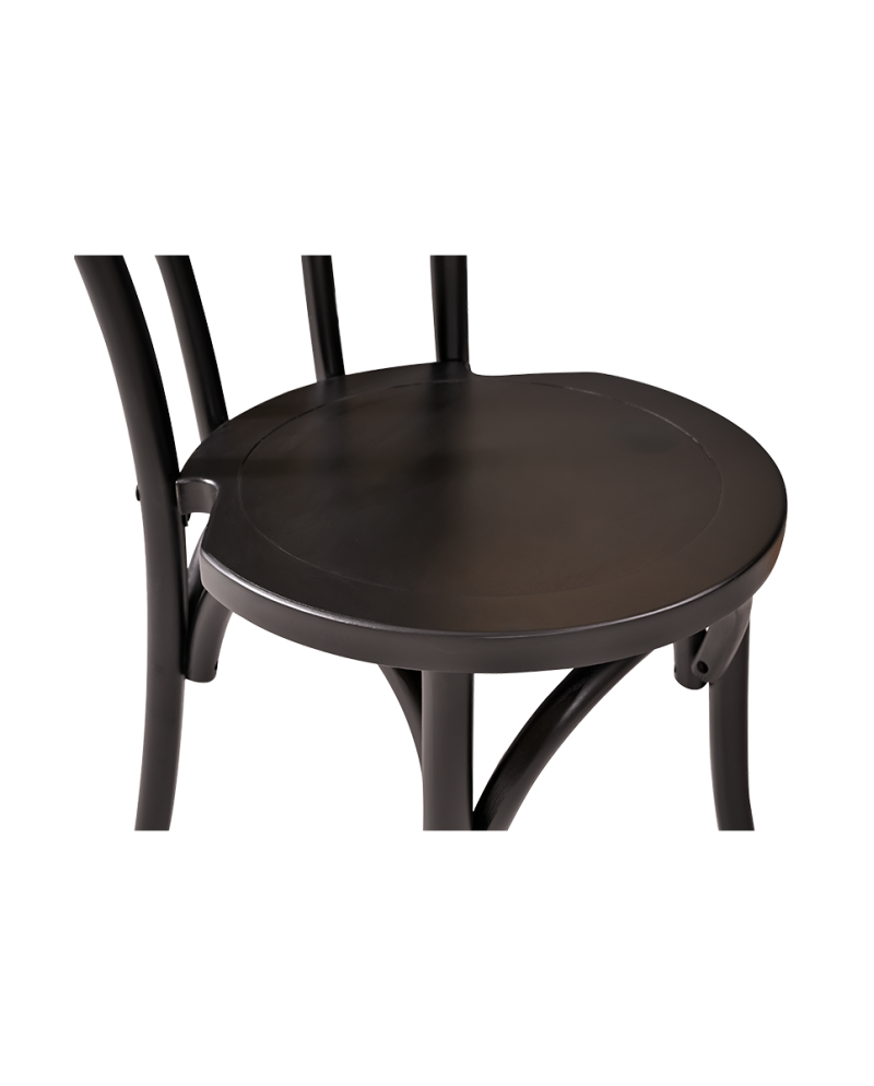 Trästol tillverkad av massivt trä, en klassisk restaurangstol Monet Wood - 11