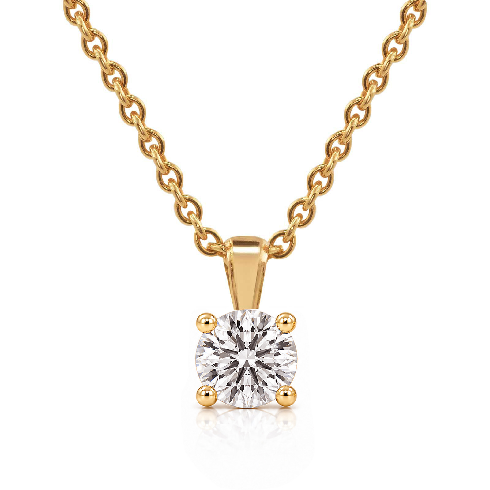 Timantti riipus Linn Gold