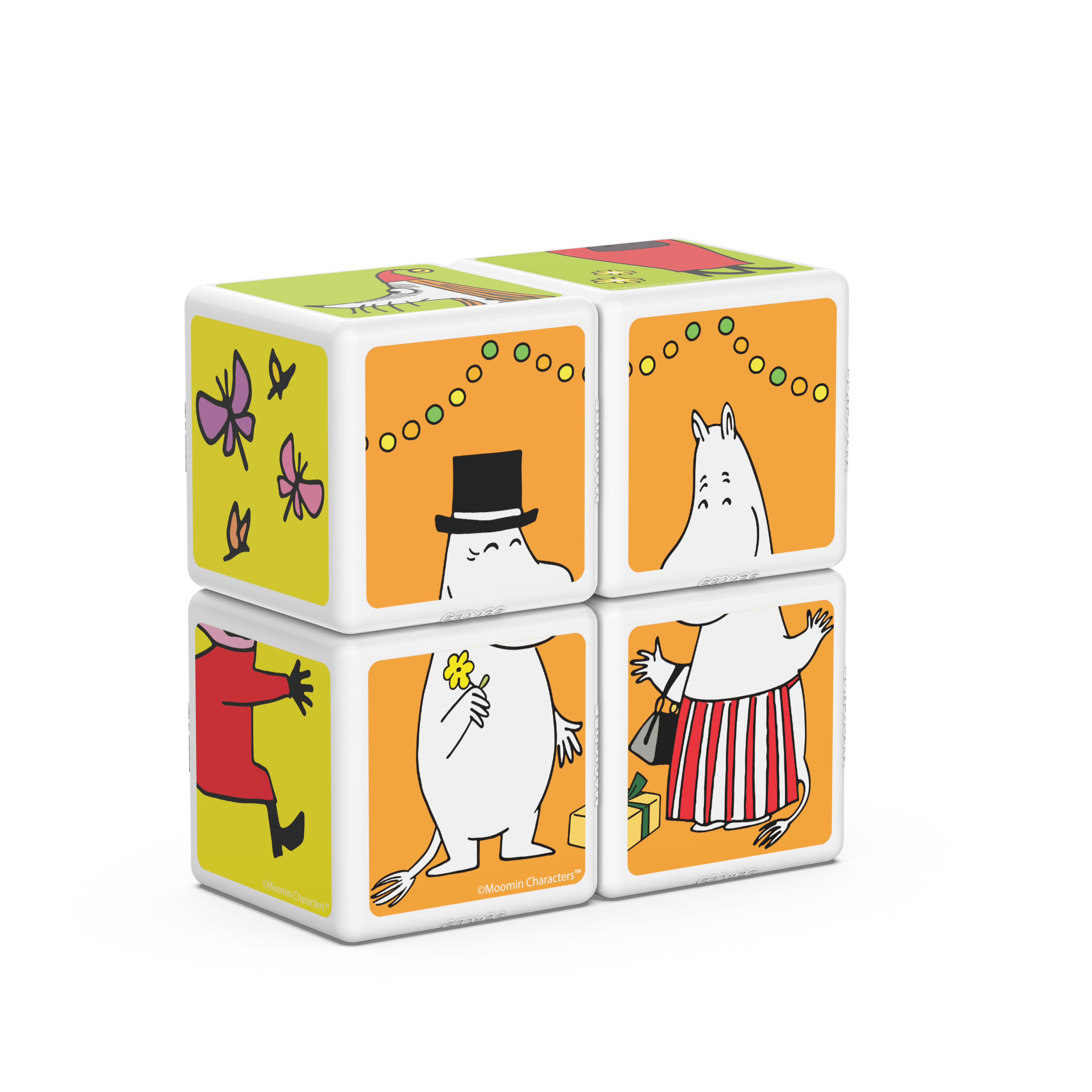 Mumin Geomag Magicube / Moomin - 4 bitar - 4