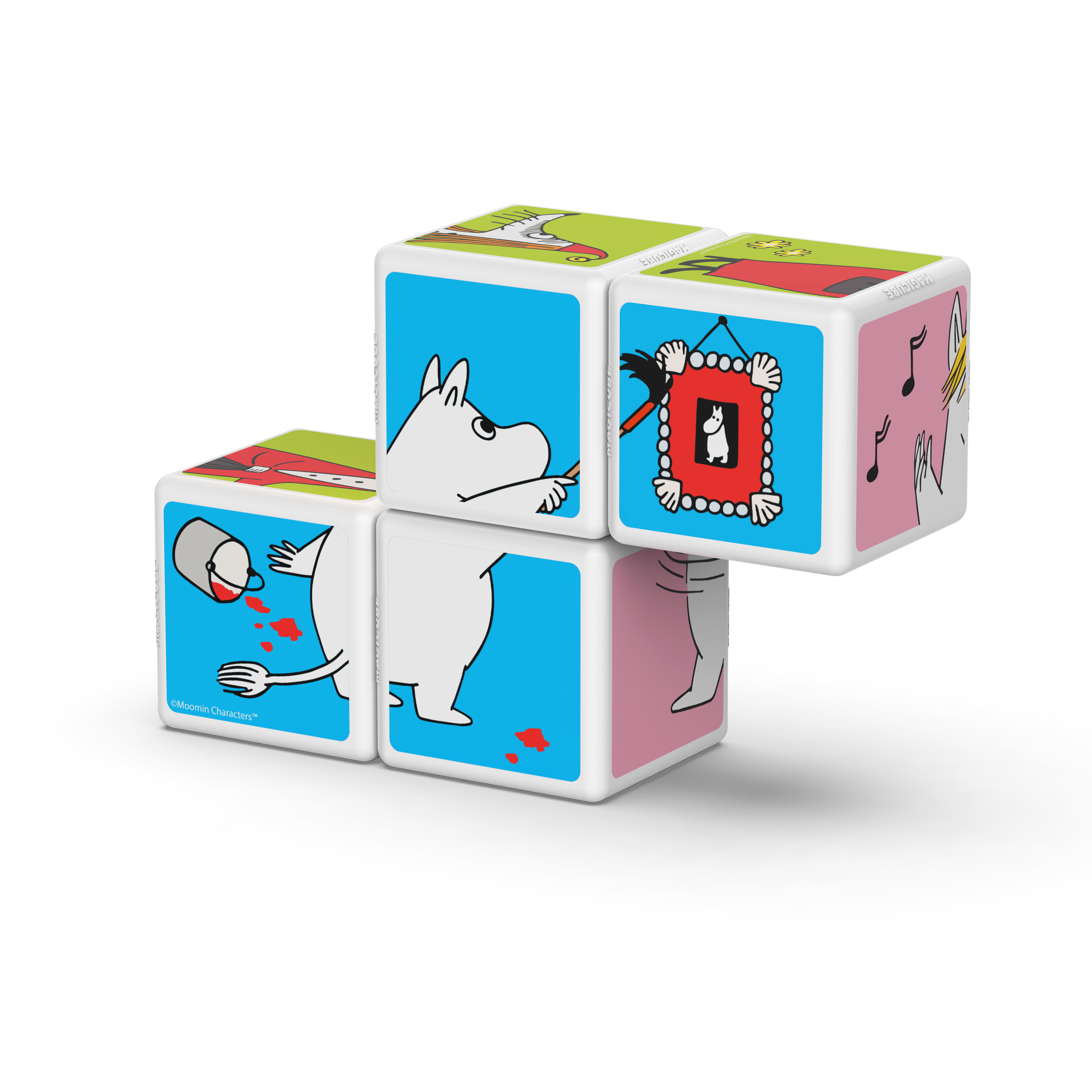 Mumin Geomag Magicube / Moomin - 4 bitar - 3