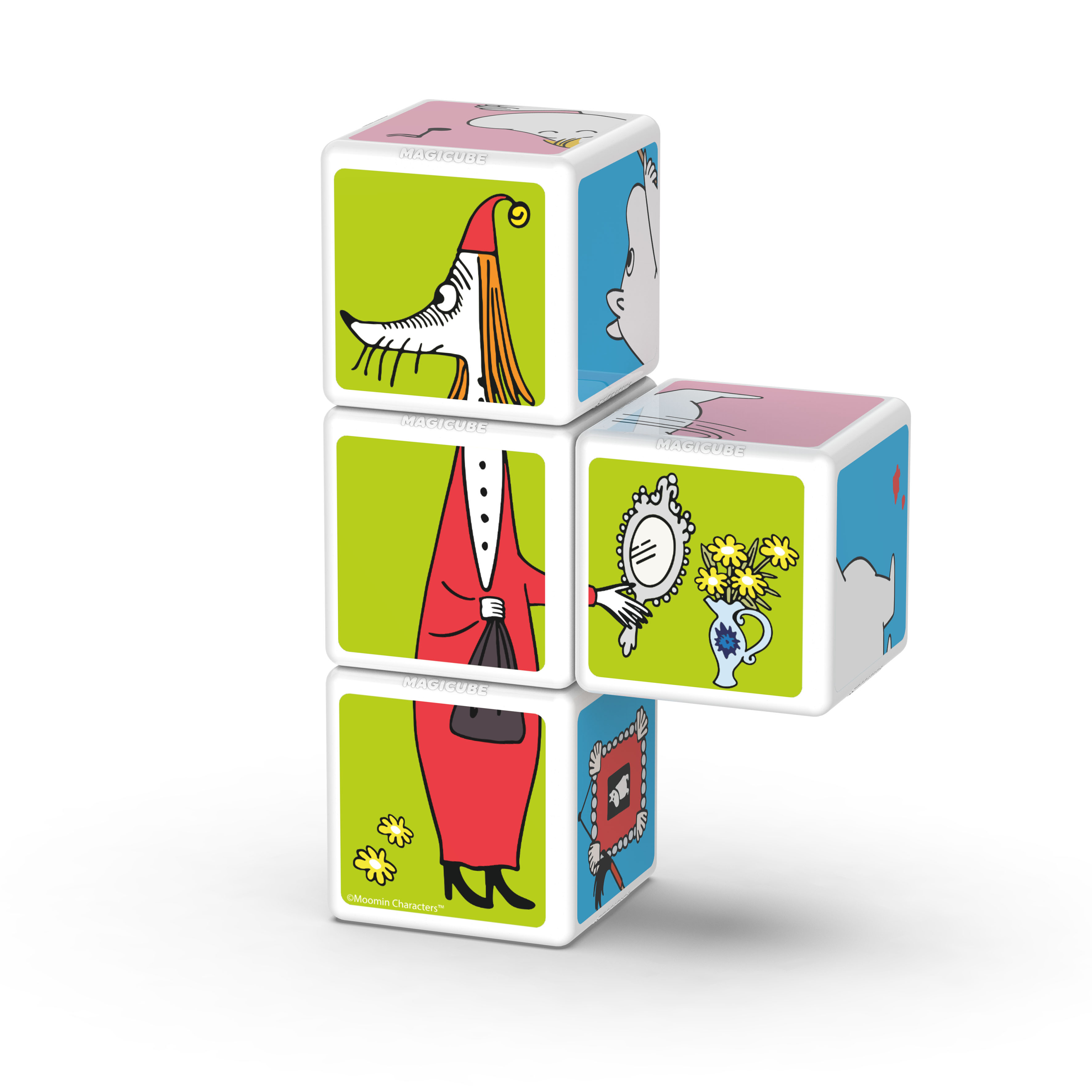 Mumin Geomag Magicube / Moomin - 4 bitar - 2