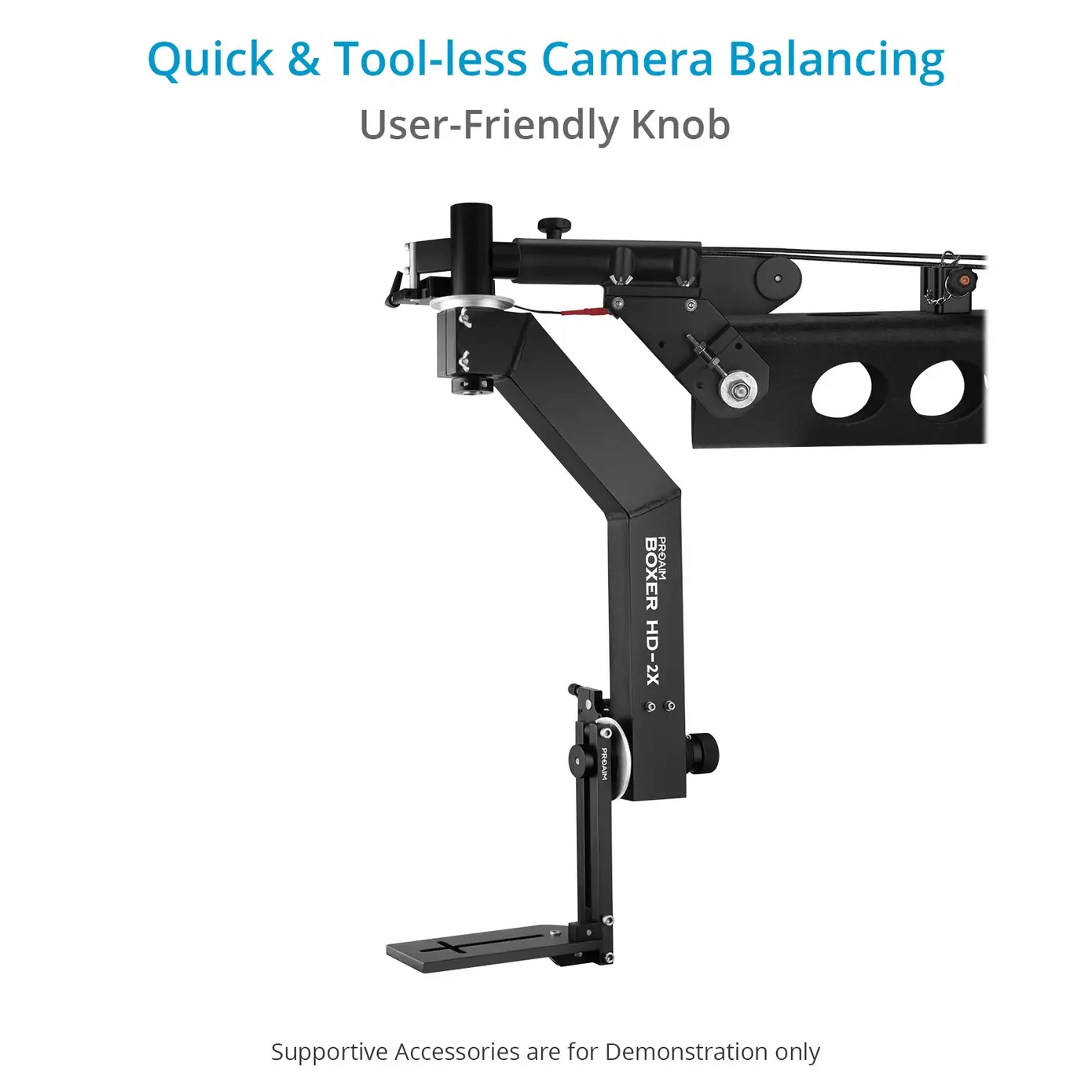 Proaim Boxer HD-2X Motorized Pan/Tilt Head for Camera Jib/Crane | Payload: 15kg / 33lb - 13