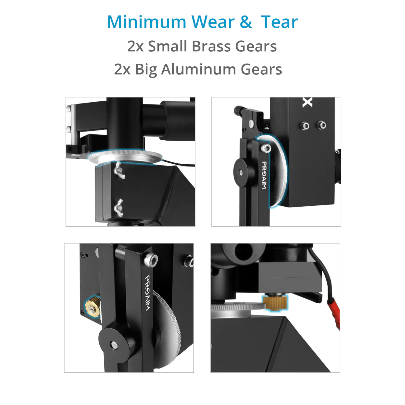 Proaim Boxer HD-2X Motorized Pan/Tilt Head for Camera Jib/Crane | Payload: 15kg / 33lb - 9