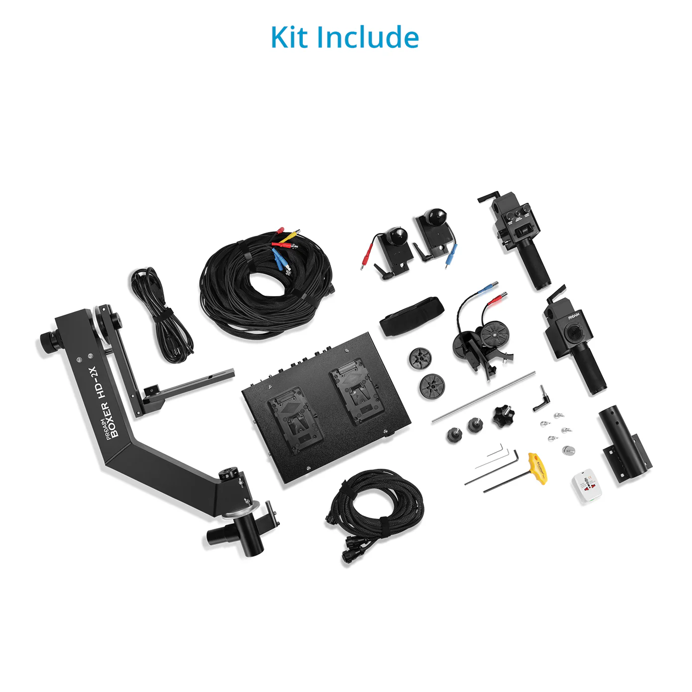 Proaim Boxer HD-2X Motorized Pan/Tilt Head for Camera Jib/Crane | Payload: 15kg / 33lb - 11