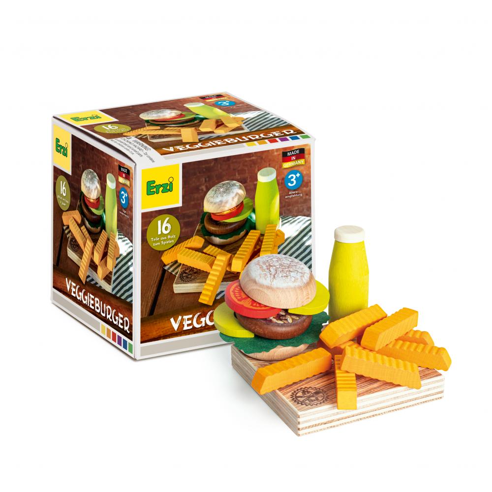 Veggieburger i trä