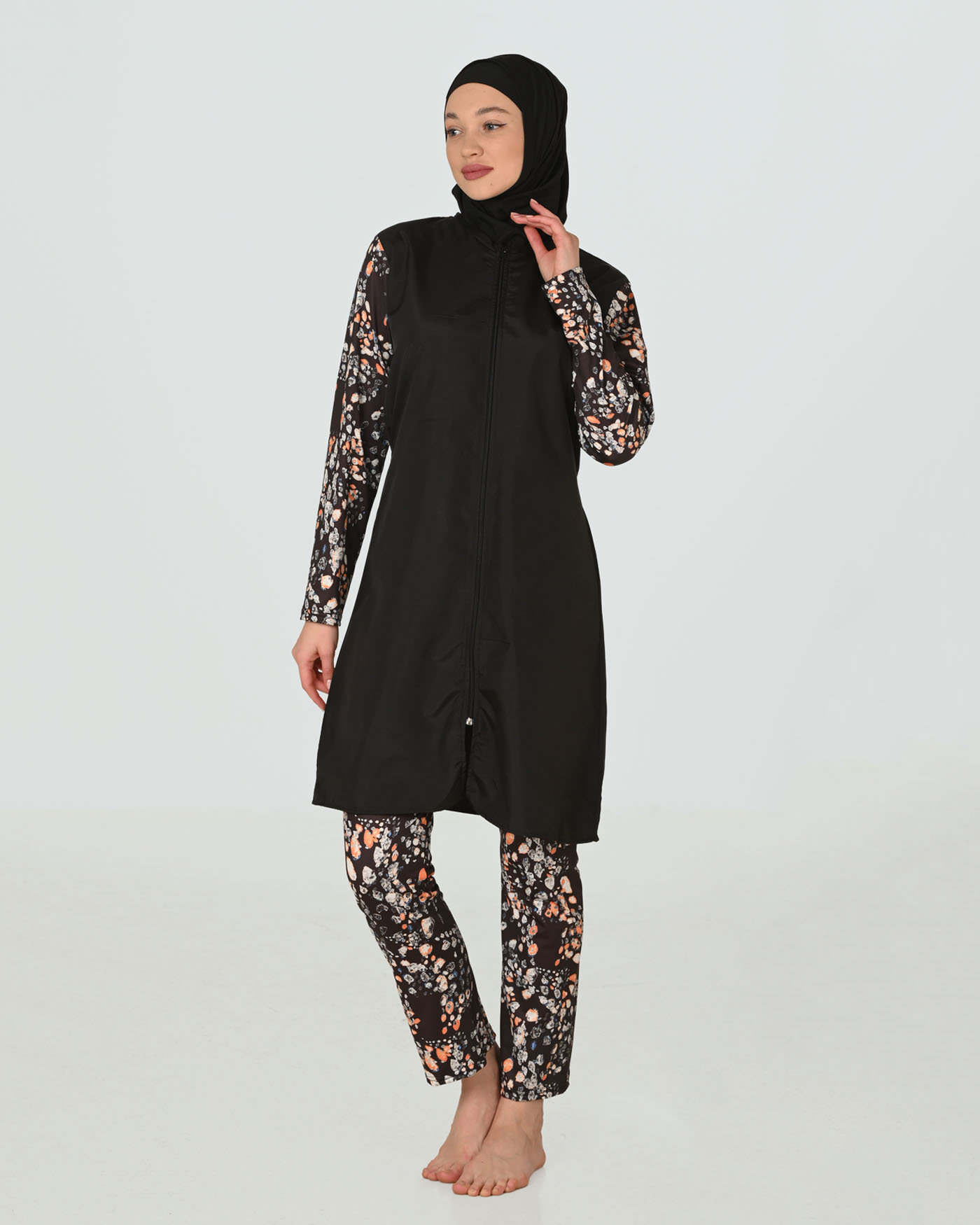 Muslim Swimsuit with hijab - Beige