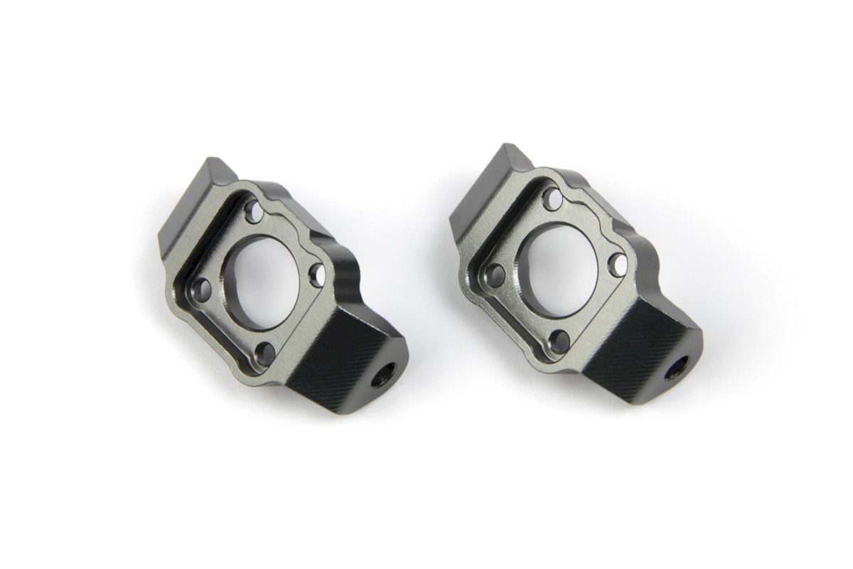 HPI HP161415 Aluminum C-Hub Set (Gunmetal/2pcs)