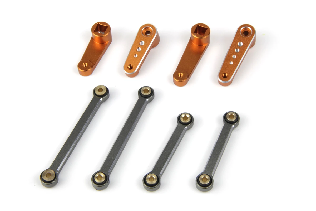 HPI HP161420 Aluminum Sway Bar Set (Gunmetal/Orange/Front/Rear)