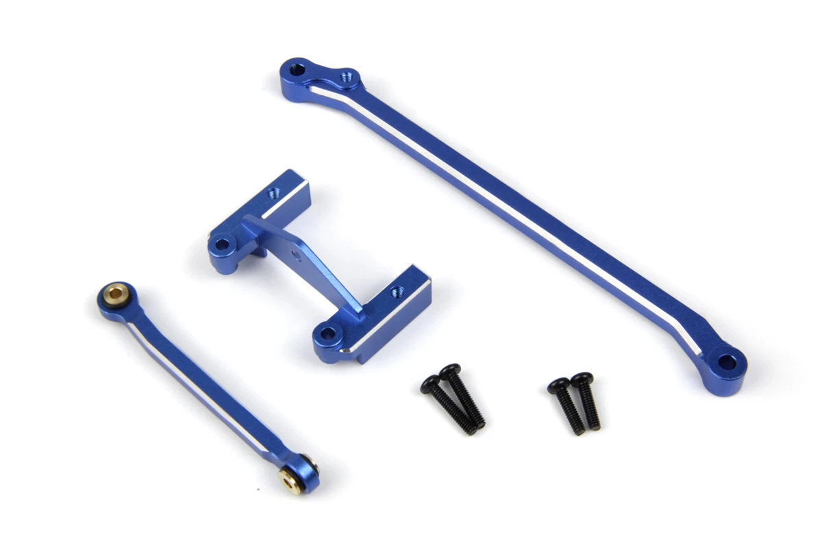 HPI HP161423 Aluminum Servo Mount & Steering Link (Blue)