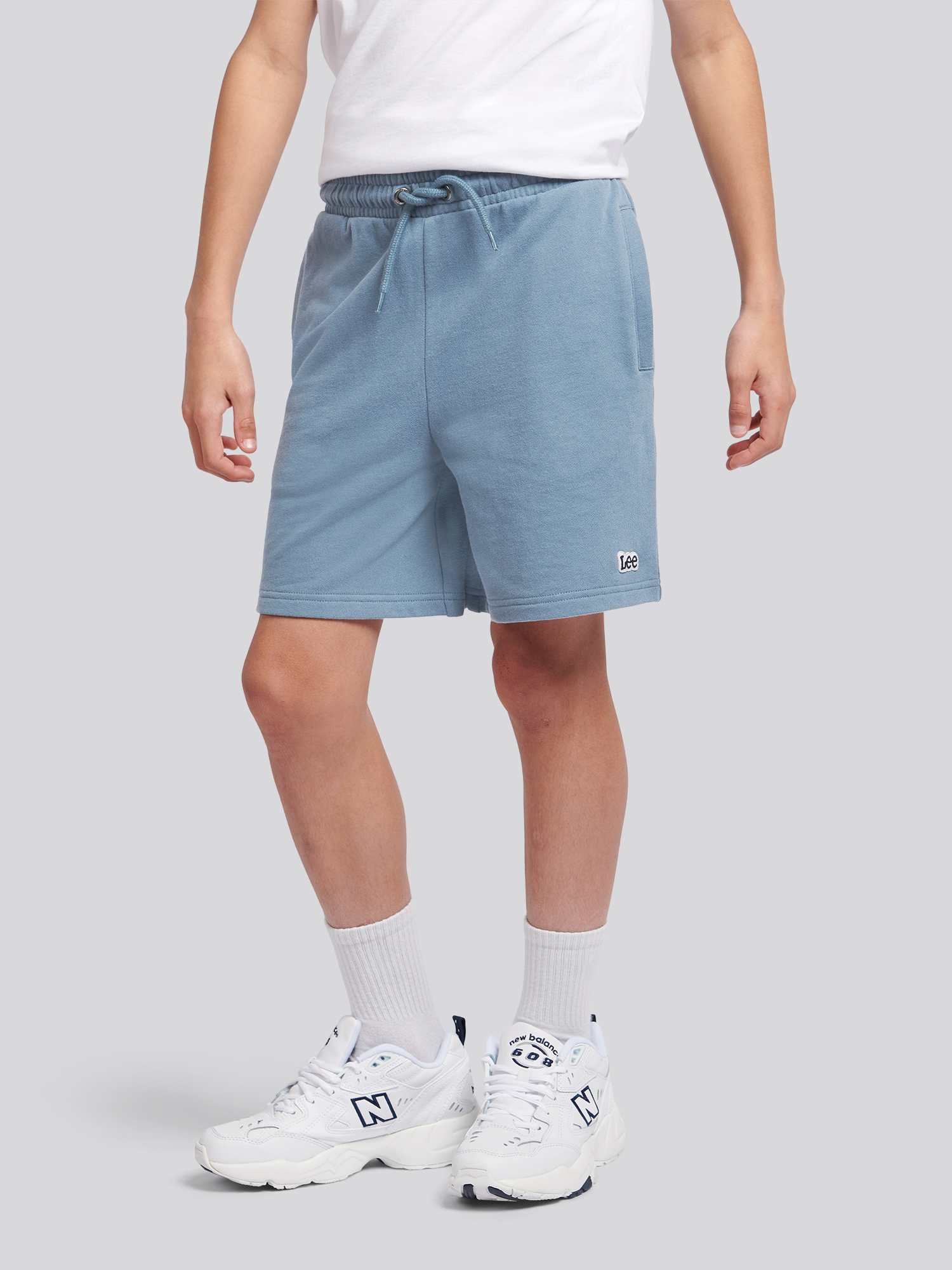 LEE BADGE LB SHORT Faded Denim - 8