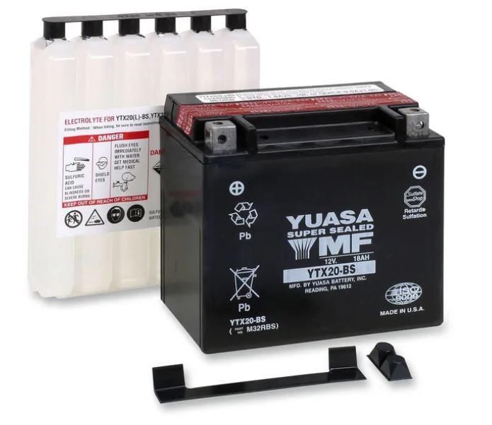 Yuasa YTX20-BS Batteri – 12V 18Ah AGM MC/ATV (270CCA)