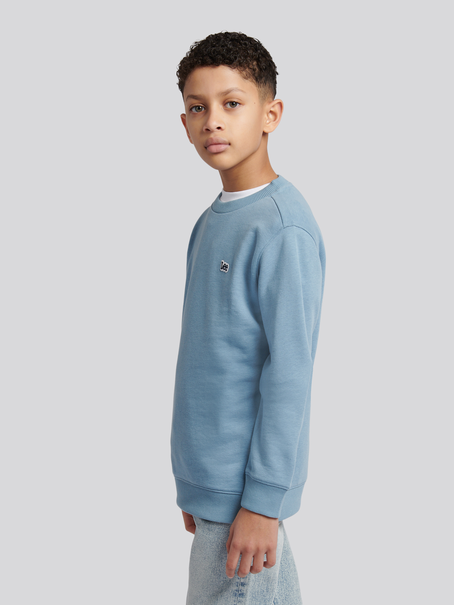 BADGE LB CREW Faded Denim - 5