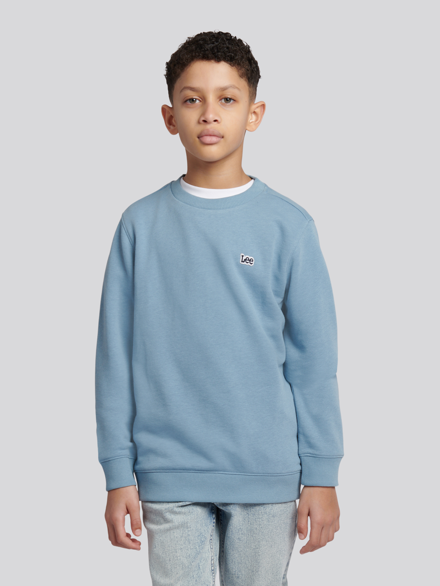 BADGE LB CREW Faded Denim - 7