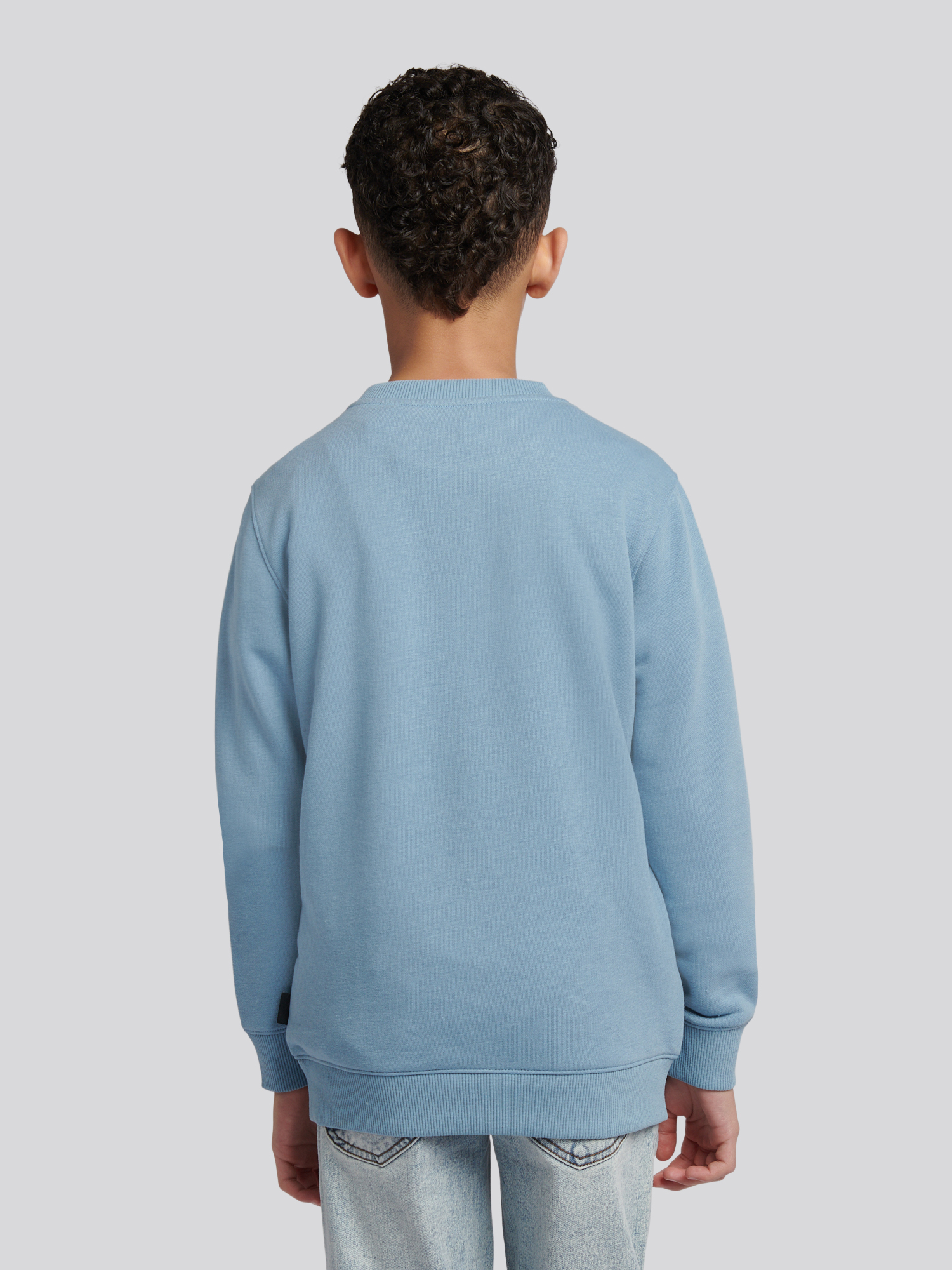 BADGE LB CREW Faded Denim - 8