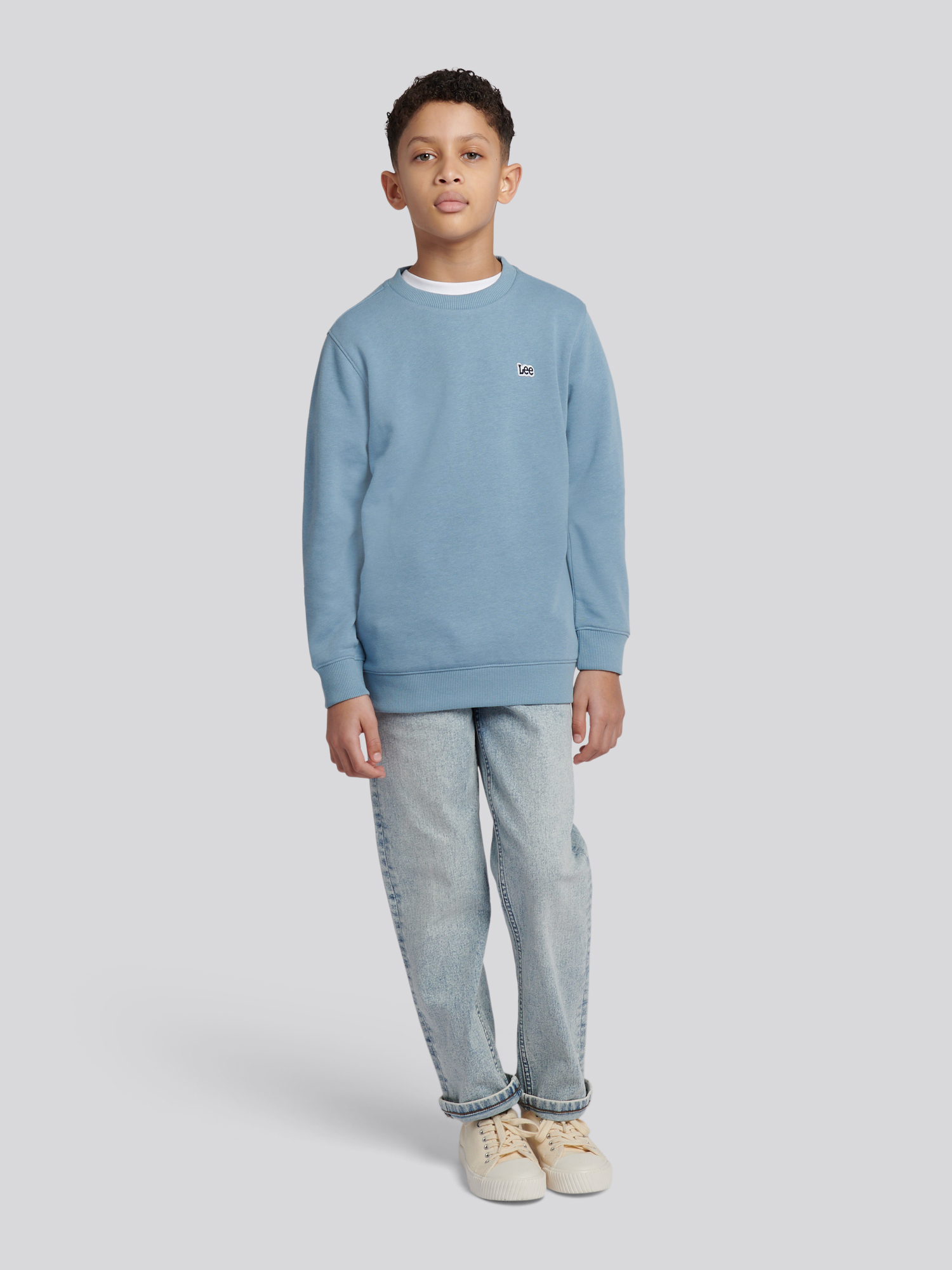BADGE LB CREW Faded Denim - 6