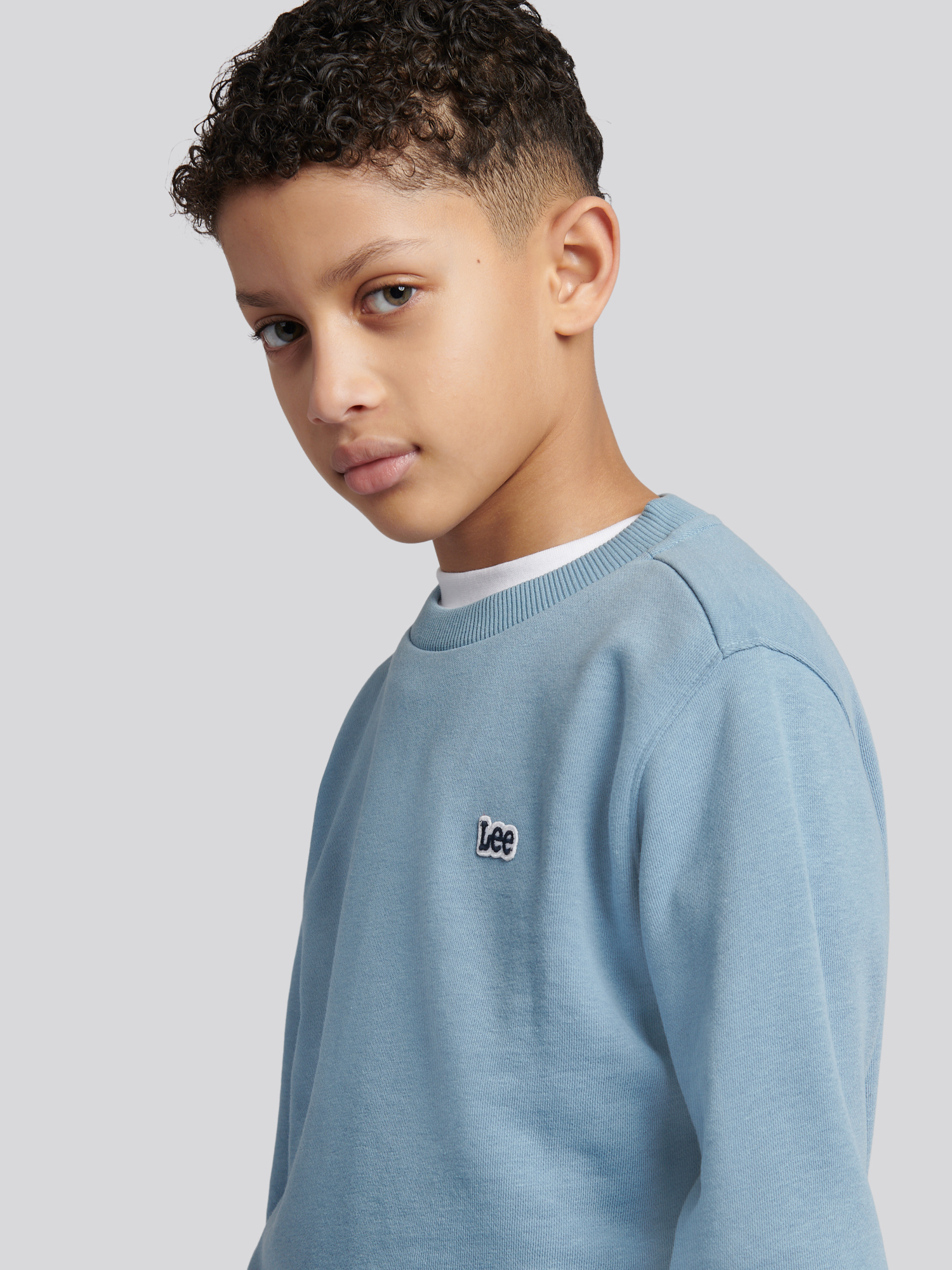 BADGE LB CREW Faded Denim - 4