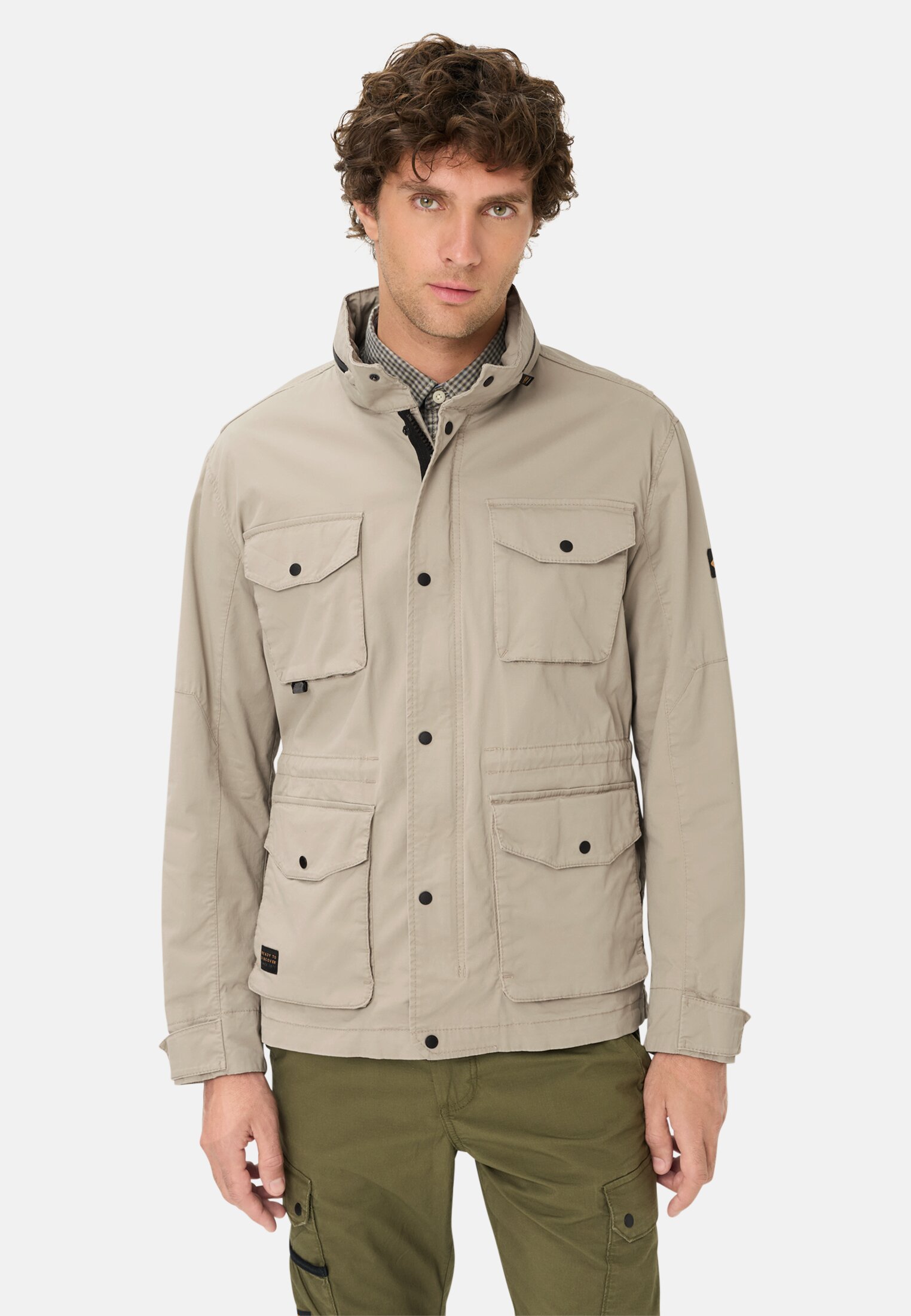 Sommarjacka beige från camel active,  - 2