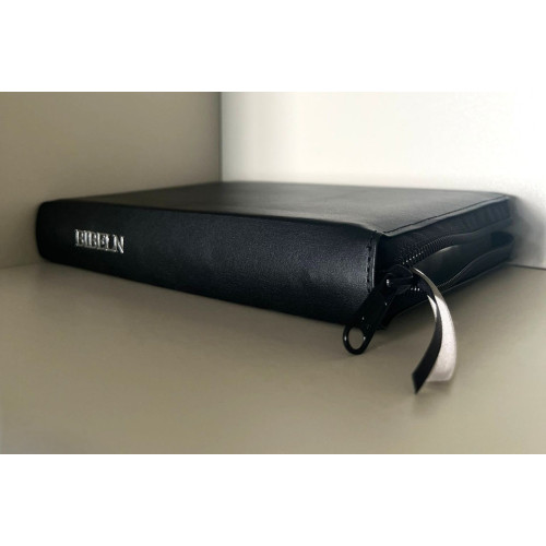 Reformationsbibeln 2026 Bonded Leather svart med dragkedja