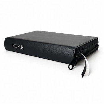 Reformationsbibeln 2026 Bonded Leather svart med dragkedja