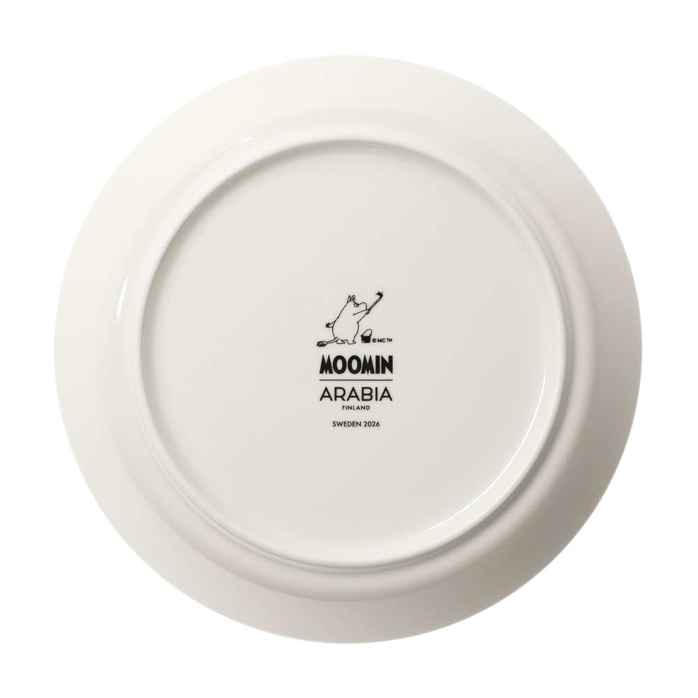 MOOMIN ARABIA サマーダンス 19cmプレート Moomin Plate Summer dance (Sweden exclusive) – Arabia Moomin plate