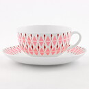 Bibi Breger (Prisma 1955) Rounded Teacup with Pink Decor 12 cm  [Sample Images]