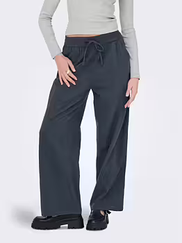 Only Tizana Cotton Loose Pants WVN Noos Ombre Blue