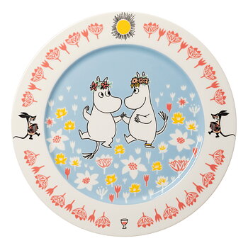 Moomin big plate Summer dance (Sweden exclusive) – Arabia Moomin - Limited edition