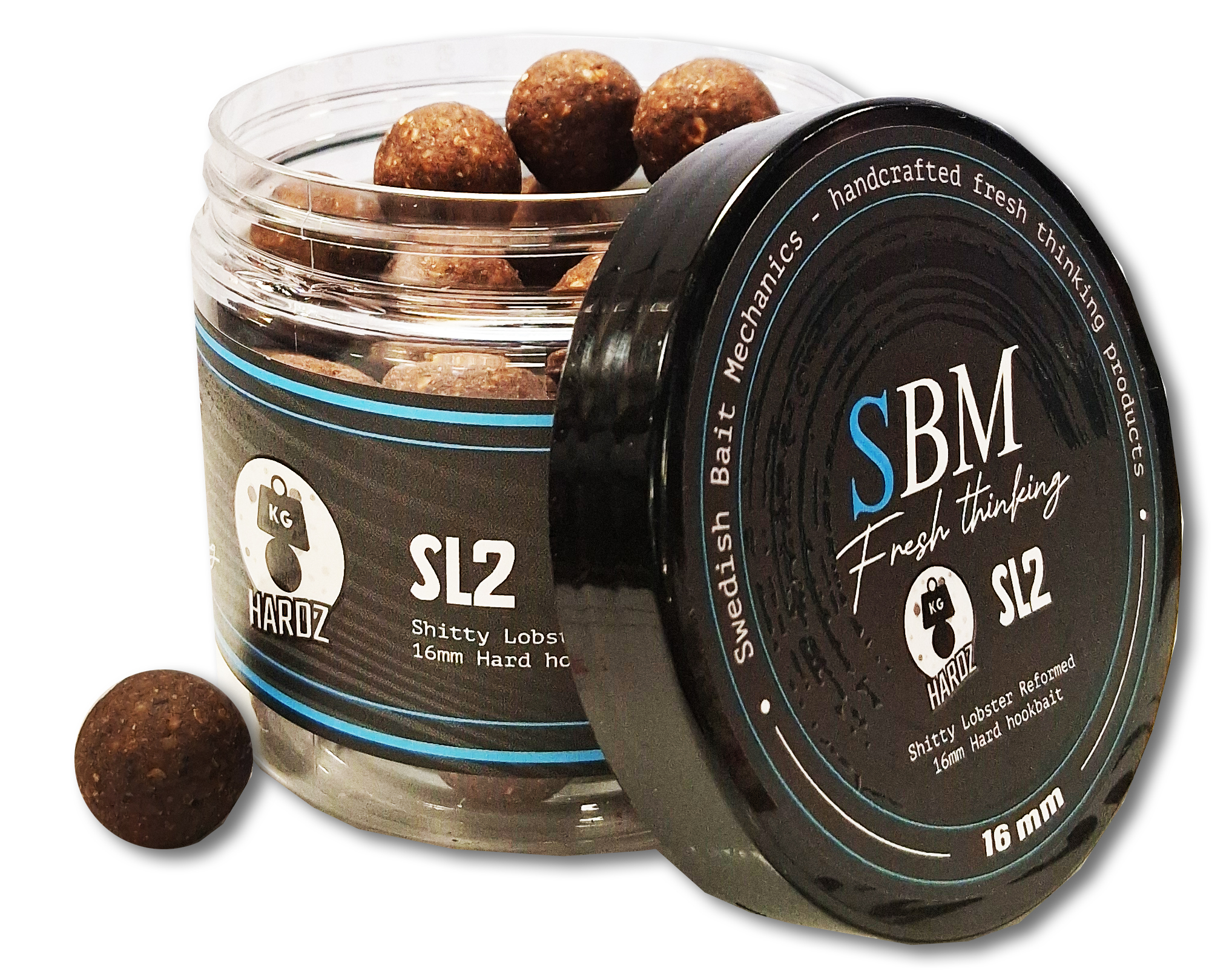 SBM Hardz SL2 are super hard hookbaits from the Swedish brand Swedish Bait Mechanics (SBM), specially designed for carp fishing in waters with a lot of crayfish
