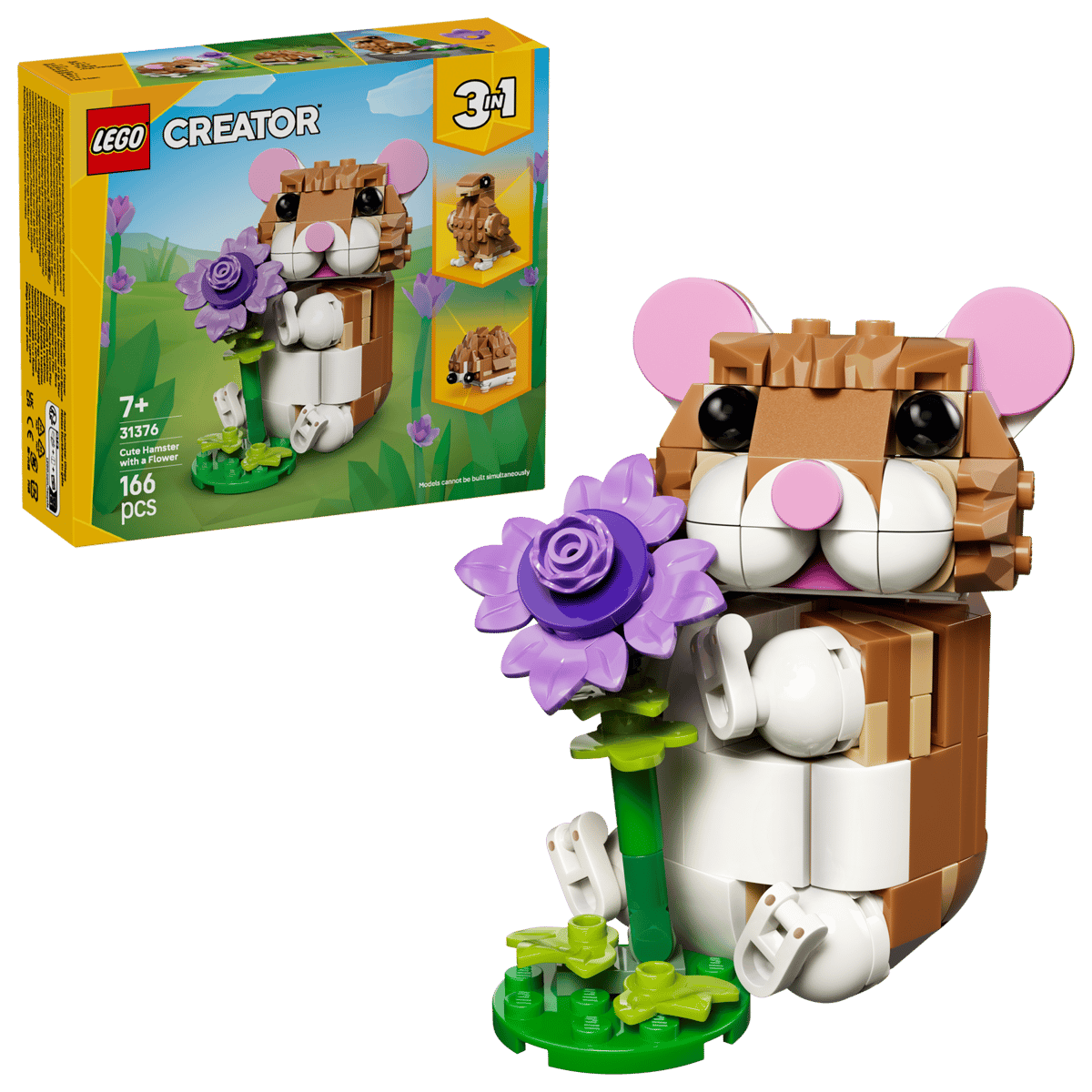LEGO 31376 Söt hamster med blomma
