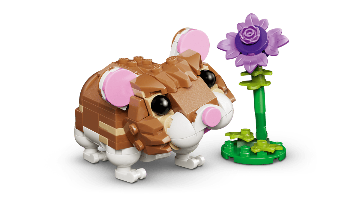 LEGO 31376 Söt hamster med blomma - 6