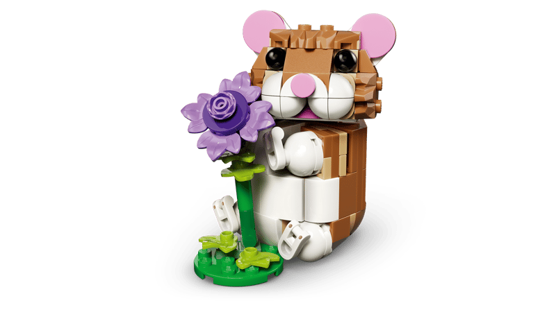 LEGO 31376 Söt hamster med blomma - 2