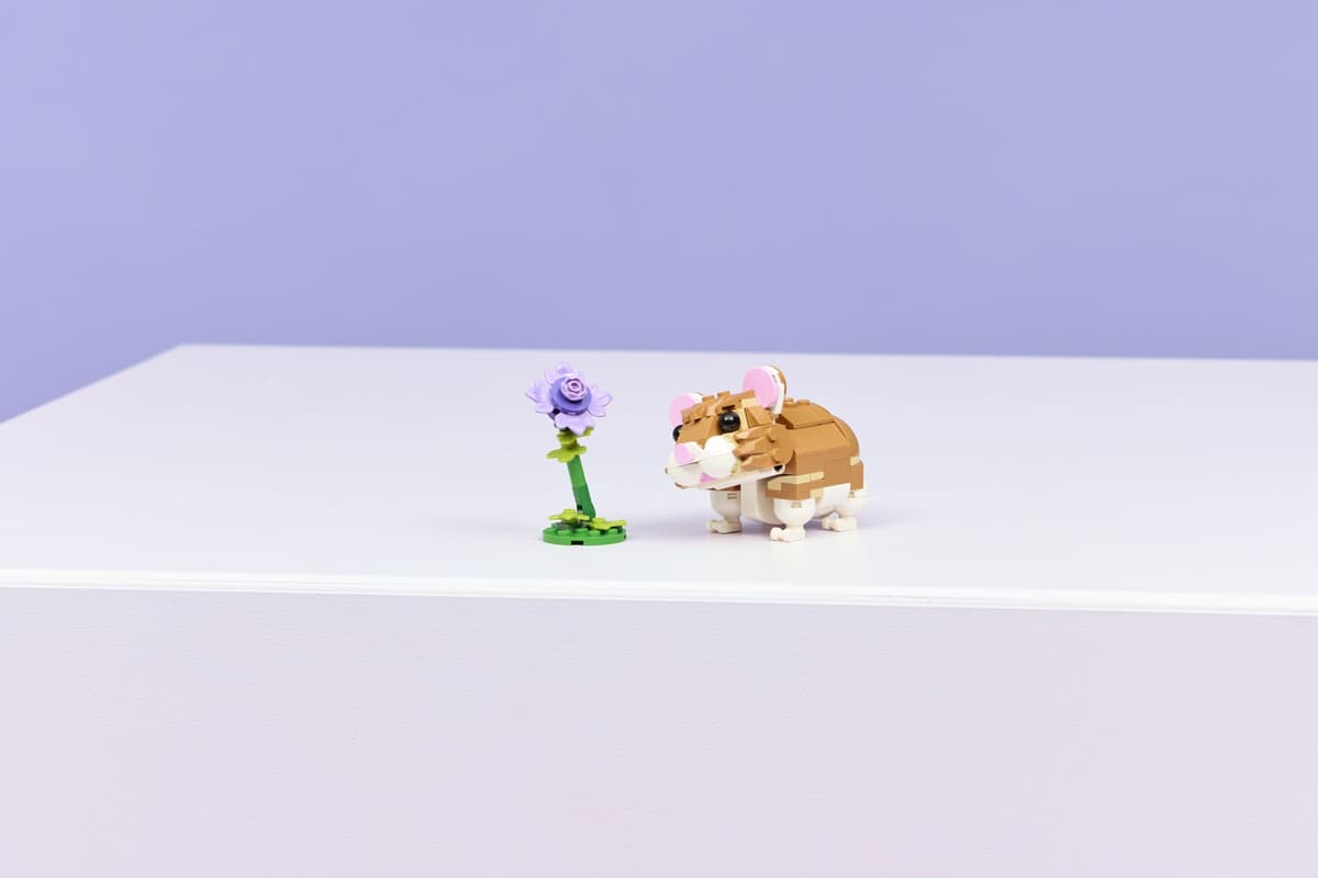 LEGO 31376 Söt hamster med blomma - 9
