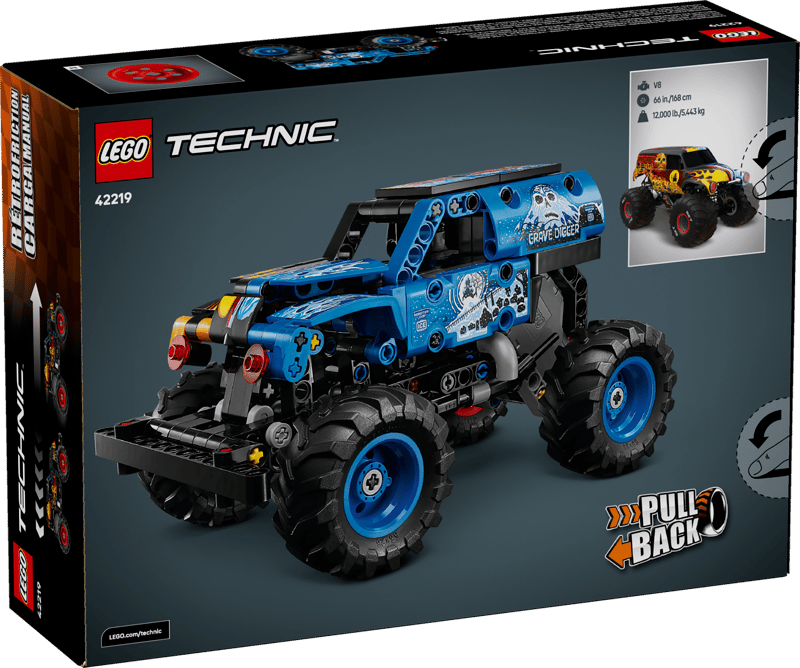 LEGO 42219 Monster Jam™ Grave Digger™ Eld och Is - 11