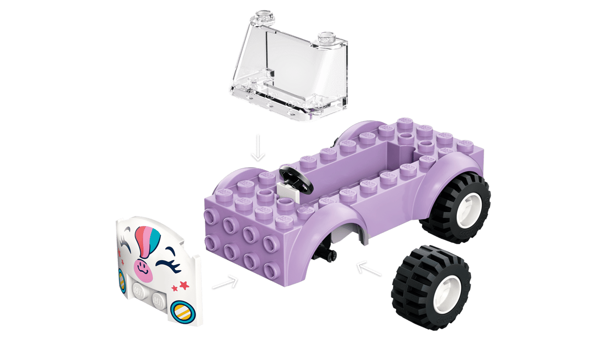 LEGO Friends 42675 Enhörningsbil för tårtleveranser - 4