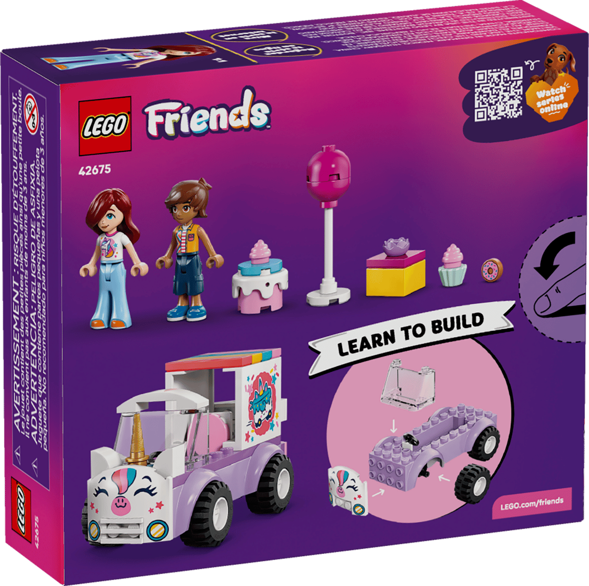 LEGO Friends 42675 Enhörningsbil för tårtleveranser - 10