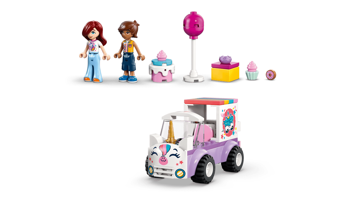 LEGO Friends 42675 Enhörningsbil för tårtleveranser - 3