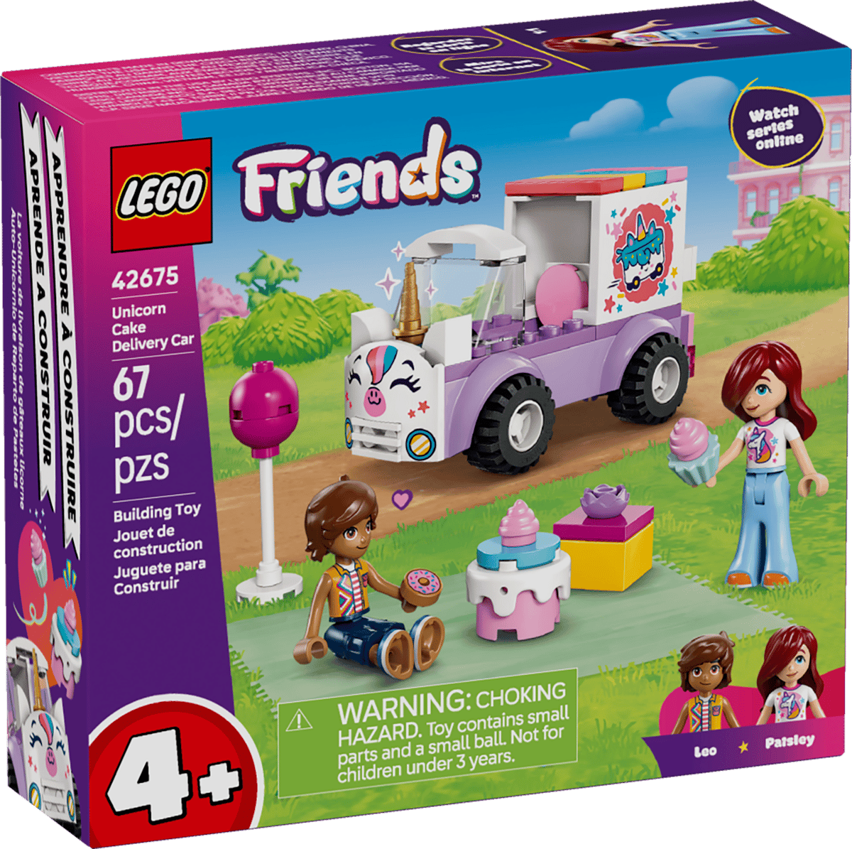 LEGO Friends 42675 Enhörningsbil för tårtleveranser