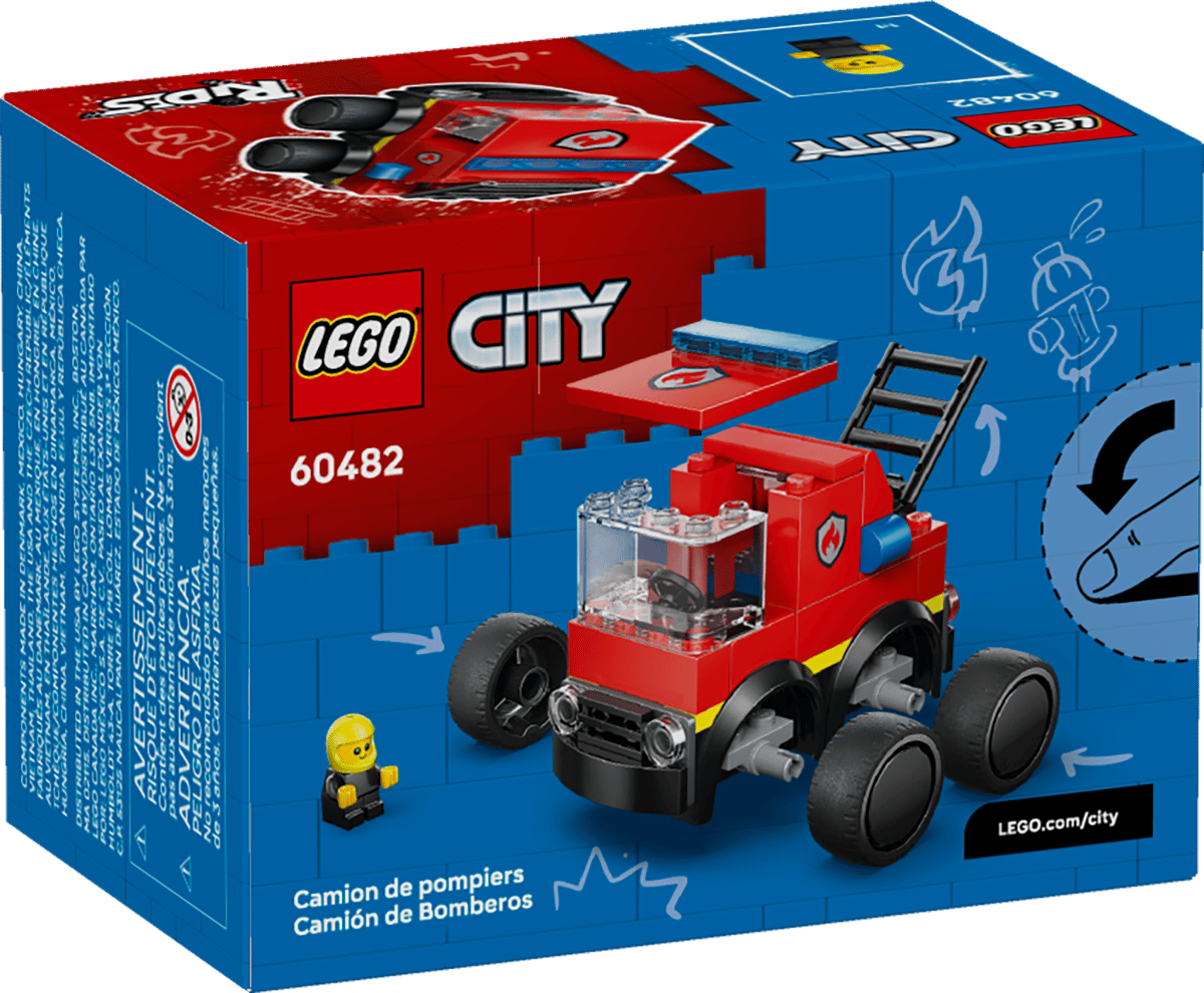 LEGO City 60482 Fordon Brandbil - 10