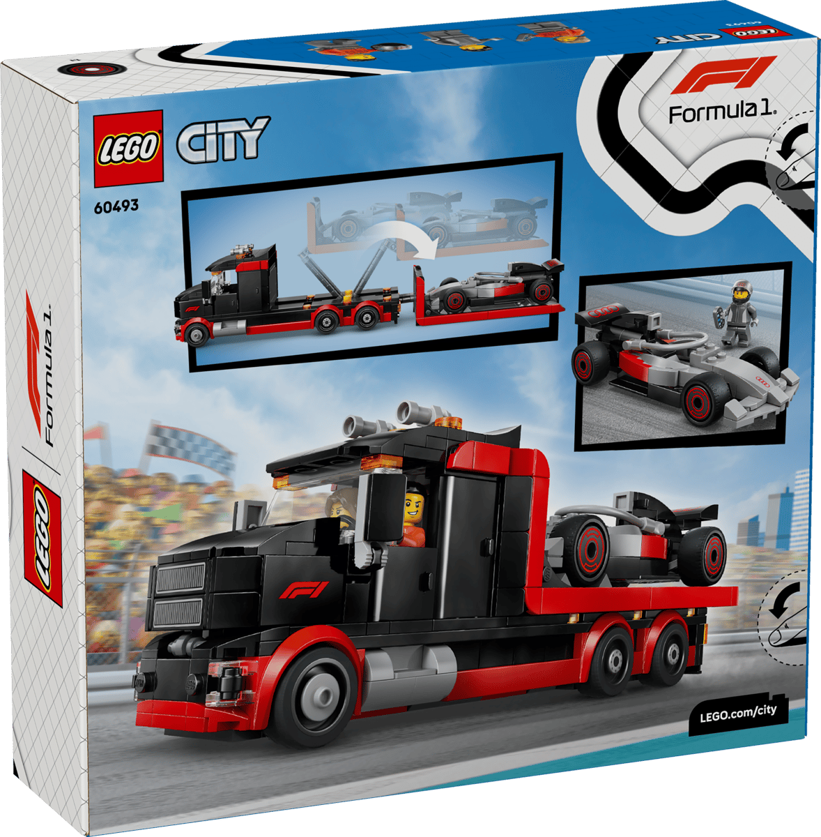LEGO City 60493 F1® uppvisningsbil med Audi F1® racerbil - 11