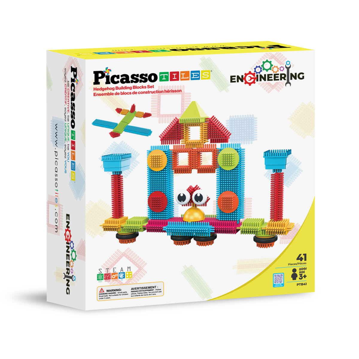 Picasso-tiles Bristle Blocks 41 bitar