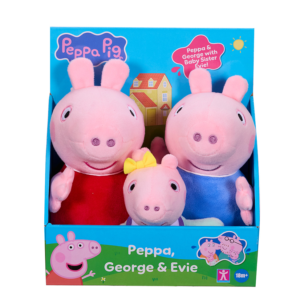 Greta Gris Plush, 3-pack