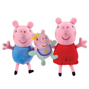 Greta Gris Plush, 3-pack