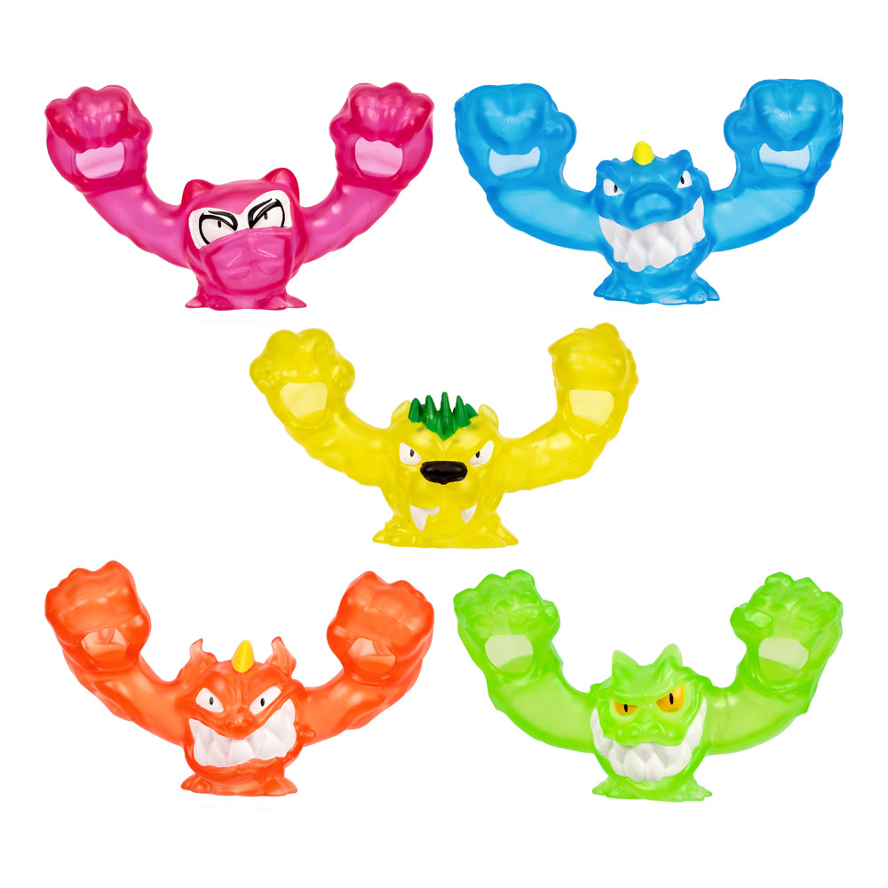 Goo Jit Zu Meteor Madness Slingers Glow, 5-pack - 3