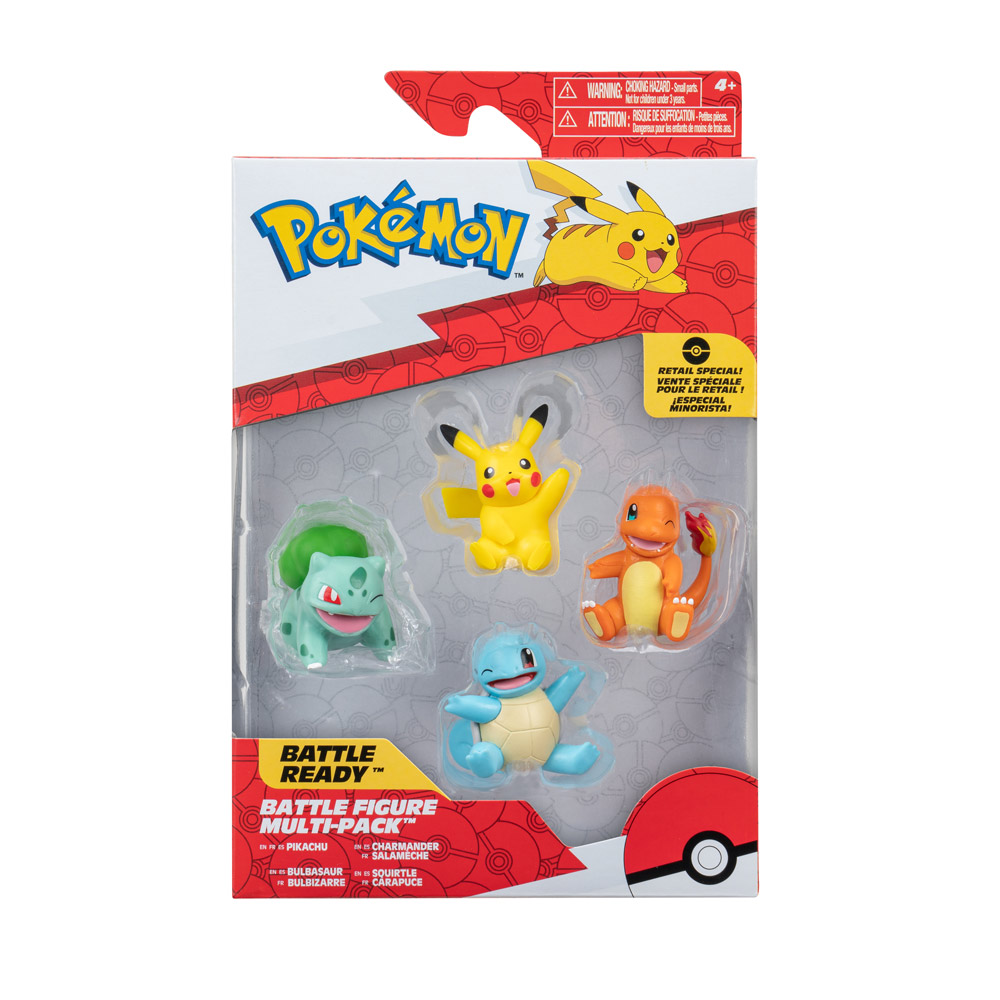 Pokémon battle Figure, 4-pack