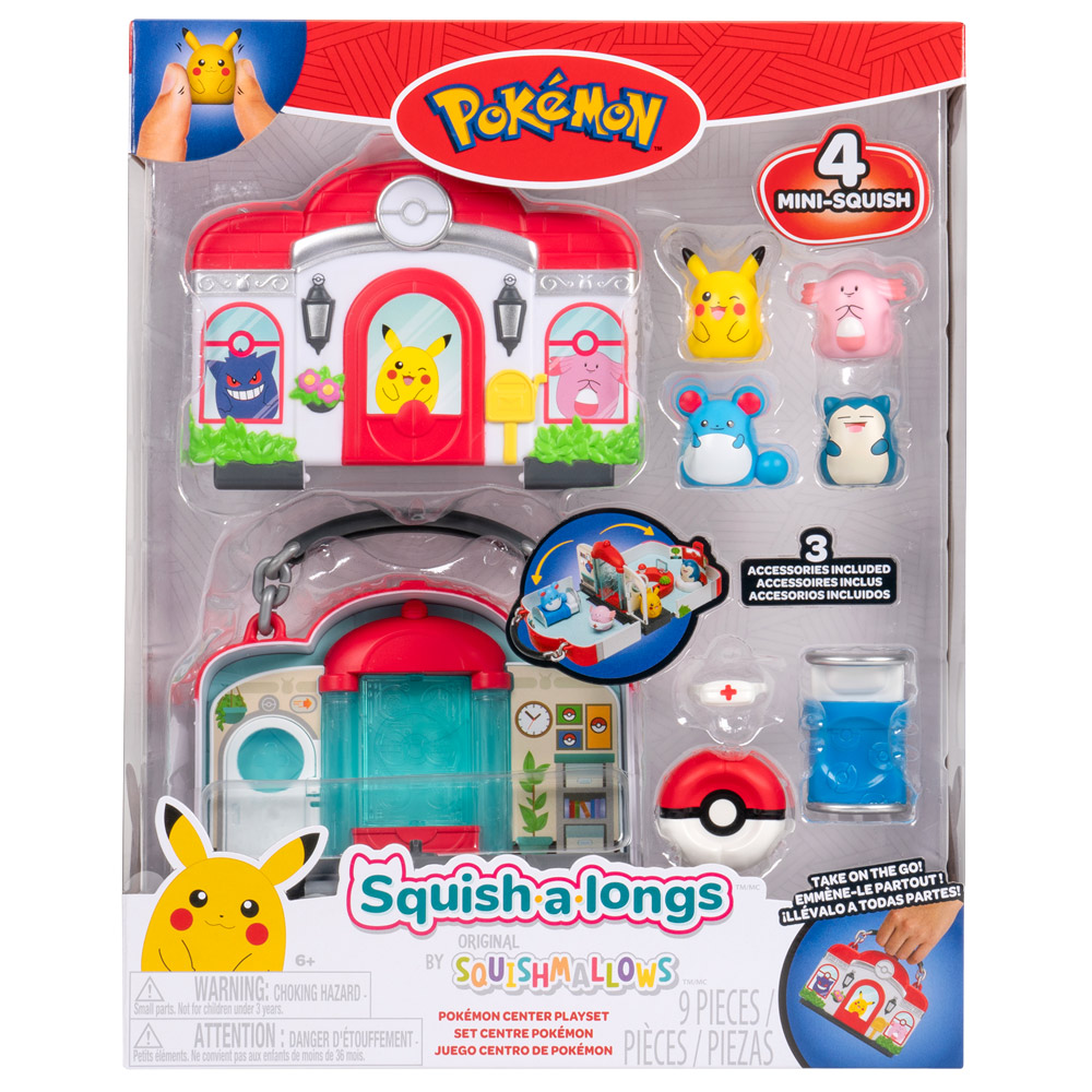 Squishalongs Pokémon Center Lekset