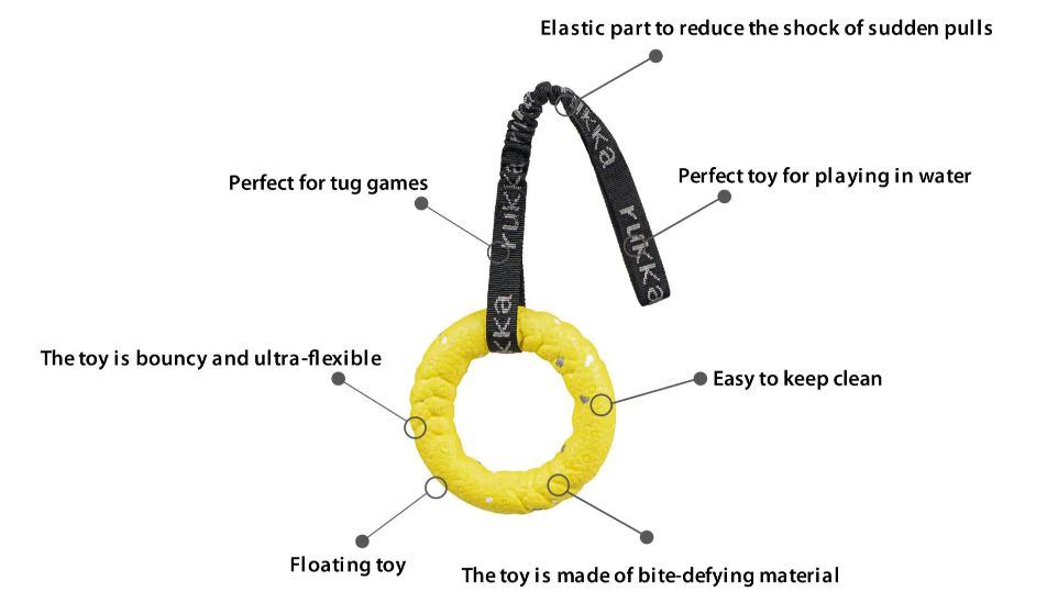 Ring Toy, Rukka, gul - 2